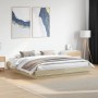 Estructura de cama madera de ingeniería roble Sonoma 180x200 cm de vidaXL, Camas y somieres - Ref: Foro24-3209837, Precio: 14...