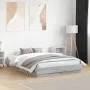 Sonoma gray engineered wood bed frame 120x190 cm by vidaXL, Beds and slatted bases - Ref: Foro24-3209889, Price: 116,60 €, Di...