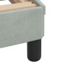 Estructura cama con luces LED terciopelo gris claro 160x200 cm de vidaXL, Camas y somieres - Ref: Foro24-3213861, Precio: 243...