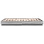 Estructura de cama madera de ingeniería gris Sonoma 150x200 cm de vidaXL, Camas y somieres - Ref: Foro24-3209854, Precio: 127...
