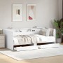 Tumbona con cajones madera de ingeniería blanco 90x190 cm de vidaXL, Camas y somieres - Ref: Foro24-3280853, Precio: 198,40 €...