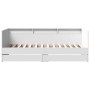 Tumbona con cajones madera de ingeniería blanco 90x190 cm de vidaXL, Camas y somieres - Ref: Foro24-3280853, Precio: 198,40 €...