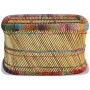 Mesa de centro con detalles chindi bambú multicolor en Mesas de centro | Comprar online en Foru.es