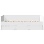 Tumbona con cajones madera de ingeniería blanco 90x200 cm de vidaXL, Camas y somieres - Ref: Foro24-3280818, Precio: 188,65 €...