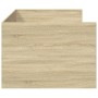 Tumbona con cajones madera ingeniería roble Sonoma 100x200 cm de vidaXL, Camas y somieres - Ref: Foro24-3280813, Precio: 177,...