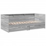 Tumbona con cajones madera ingeniería gris Sonoma 90x200 cm de vidaXL, Camas y somieres - Ref: Foro24-3280851, Precio: 243,39...