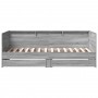 Tumbona con cajones madera ingeniería gris Sonoma 90x200 cm de vidaXL, Camas y somieres - Ref: Foro24-3280851, Precio: 243,39...