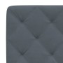 Estructura de cama con cabecero terciopelo gris oscuro 90x200cm de vidaXL, Camas y somieres - Ref: Foro24-3207900, Precio: 15...
