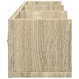 Muebles de pared 2 uds madera de ingeniería roble Sonoma de vidaXL, Estantes y estanterías - Ref: Foro24-840434, Precio: 35,3...