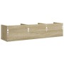 Muebles de pared 2 uds madera de ingeniería roble Sonoma de vidaXL, Estantes y estanterías - Ref: Foro24-840434, Precio: 35,3...