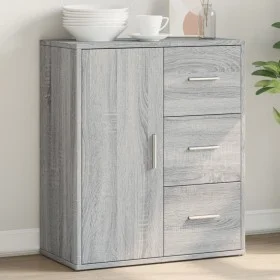 Aparador de madera de ingeniería gris Sonoma 60x31x70 cm de vidaXL, Aparadores - Ref: Foro24-840476, Precio: 80,78 €, Descuen...