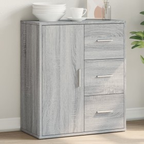 Aparador de madera de ingeniería gris Sonoma 60x31x70 cm de vidaXL, Aparadores - Ref: Foro24-840476, Precio: 82,06 €, Descuen...