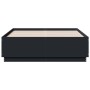 Estructura de cama madera de ingeniería negra 135x190 cm de vidaXL, Camas y somieres - Ref: Foro24-3209738, Precio: 149,36 €,...