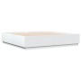 Estructura de cama madera de ingeniería blanca 200x200 cm de vidaXL, Camas y somieres - Ref: Foro24-3209674, Precio: 170,97 €...