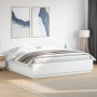 Estructura de cama madera de ingeniería blanca 200x200 cm de vidaXL, Camas y somieres - Ref: Foro24-3209674, Precio: 170,97 €...