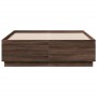 Estructura de cama madera de ingeniería marrón roble 120x190 cm de vidaXL, Camas y somieres - Ref: Foro24-3209750, Precio: 14...