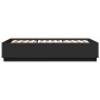 Estructura de cama madera de ingeniería negra 120x200 cm de vidaXL, Camas y somieres - Ref: Foro24-3209710, Precio: 146,94 €,...