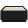Estructura de cama madera de ingeniería negra 75x190 cm de vidaXL, Camas y somieres - Ref: Foro24-3209759, Precio: 110,52 €, ...