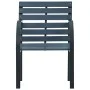 Garden chairs 2 units solid gray fir wood and steel by vidaXL, Banks - Ref: Foro24-319577, Price: 119,90 €, Discount: %