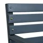 Garden chairs 2 units solid gray fir wood and steel by vidaXL, Banks - Ref: Foro24-319577, Price: 119,90 €, Discount: %