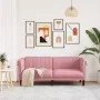 Sofá de 2 plazas terciopelo rosa de vidaXL, Sofás - Ref: Foro24-372578, Precio: 281,99 €, Descuento: %