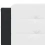 Bed frame with LED light PE leather black white 160x200 cm by vidaXL, Beds and slatted bases - Ref: Foro24-3214122, Price: 21...