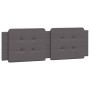 Estructura de cama con luces LED cuero PE gris 160x200 cm de vidaXL, Camas y somieres - Ref: Foro24-3214120, Precio: 219,64 €...