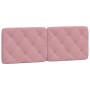 Estructura de cama con cabecero de terciopelo rosa 120x200 cm de vidaXL, Camas y somieres - Ref: Foro24-3207916, Precio: 206,...