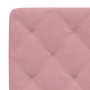 Estructura de cama con cabecero de terciopelo rosa 140x200 cm de vidaXL, Camas y somieres - Ref: Foro24-3207928, Precio: 209,...