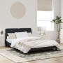 Estructura de cama con luces LED terciopelo negro 160x200 cm de vidaXL, Camas y somieres - Ref: Foro24-3213863, Precio: 238,6...