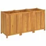 Jardinera con forro madera maciza de acacia 150x50x75 cm de vidaXL, Maceteros y jardineras - Ref: Foro24-366446, Precio: 211,...