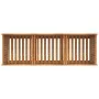 Jardinera con forro madera maciza de acacia 150x50x75 cm de vidaXL, Maceteros y jardineras - Ref: Foro24-366446, Precio: 211,...