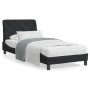Cama con colchón terciopelo negro 90x190 cm de vidaXL, Camas y somieres - Ref: Foro24-3208630, Precio: 257,69 €, Descuento: %