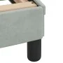 Cama con colchón terciopelo gris claro 140x200 cm de vidaXL, Camas y somieres - Ref: Foro24-3208658, Precio: 375,89 €, Descue...