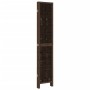 Biombo separador de 5 paneles madera paulownia marrón oscuro de vidaXL, Divisores de ambientes - Ref: Foro24-358663, Precio: ...