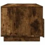 Mesa de centro con luces LED roble ahumado 90x49x40 cm de vidaXL, Mesas de centro - Ref: Foro24-839837, Precio: 97,16 €, Desc...