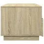 Mesa de centro con luces LED roble Sonoma 90x49x40 cm de vidaXL, Mesas de centro - Ref: Foro24-839835, Precio: 98,30 €, Descu...