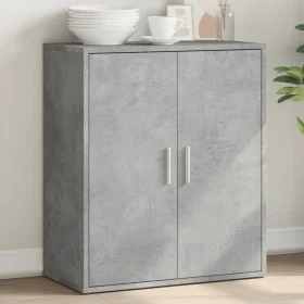 Betongraues Sideboard aus Holzwerkstoff, 60 x 31 x 70 cm von vidaXL, Sideboards - Ref: Foro24-840460, Preis: 64,65 €, Rabatt: %