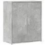Aparador de madera de ingeniería gris hormigón 60x31x70 cm de vidaXL, Aparadores - Ref: Foro24-840460, Precio: 64,65 €, Descu...