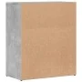 Concrete gray engineered wood sideboard 60x31x70 cm by vidaXL, Sideboards - Ref: Foro24-840460, Price: 64,65 €, Discount: %