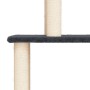 Rascador para gatos con postes de sisal gris oscuro 149 cm de vidaXL, Mobiliario para gatos - Ref: Foro24-171743, Precio: 51,...