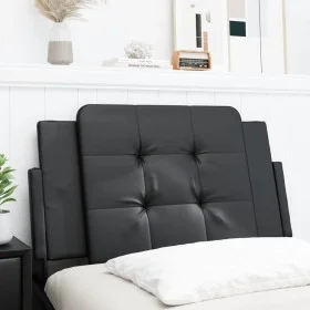 Black synthetic leather padded bed headboard 80 cm by vidaXL, Headboards and footboards - Ref: Foro24-374829, Price: 24,16 €,...