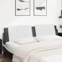 Weiß-schwarzes gepolstertes Bettkopfteil aus Kunstleder, 200 cm von vidaXL, Kopf- und Fußteile - Ref: Foro24-374888, Preis: 5...