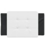 Cabecero de cama acolchado cuero sintético blanco y negro 80 cm de vidaXL, Cabeceros y pies de cama - Ref: Foro24-374834, Pre...
