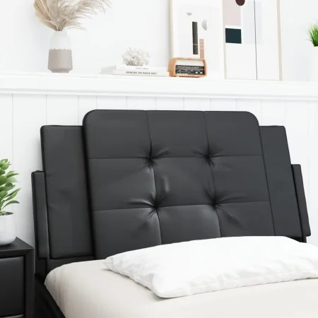 Black synthetic leather padded bed headboard 100 cm by vidaXL, Headboards and footboards - Ref: Foro24-374843, Price: 30,50 €...