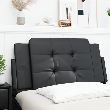 Cabecero de cama acolchado cuero sintético negro 100 cm de vidaXL, Cabeceros y pies de cama - Ref: Foro24-374843, Precio: 28,...