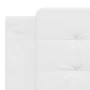 Cabecero de cama acolchado cuero sintético blanco 180 cm de vidaXL, Cabeceros y pies de cama - Ref: Foro24-374874, Precio: 52...