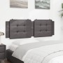 Cabecero de cama acolchado cuero sintético gris 160 cm de vidaXL, Cabeceros y pies de cama - Ref: Foro24-374869, Precio: 46,3...