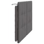 Cabecero de cama acolchado cuero sintético gris 160 cm de vidaXL, Cabeceros y pies de cama - Ref: Foro24-374869, Precio: 46,3...