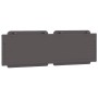 Cabecero de cama acolchado cuero sintético gris 160 cm de vidaXL, Cabeceros y pies de cama - Ref: Foro24-374869, Precio: 46,3...